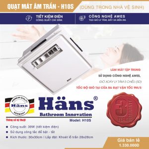 quạt mát âm trần Hans