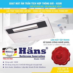 quạt mát âm trần Hans