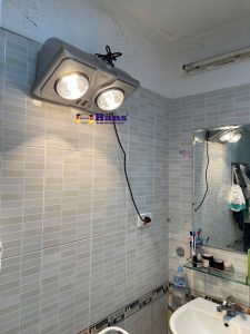Đèn sưởi Hans 2 bóng treo tường