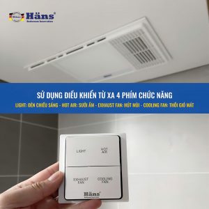 Lắp quạt sưởi phòng tắm ở vị trí nào hợp lý để đạt hiệu quả tốt nhất?