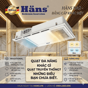 Quạt đa năng khác gì quạt truyền thống