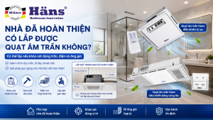 nhà đã hoàn thiện có lắp được quạt âm trần không