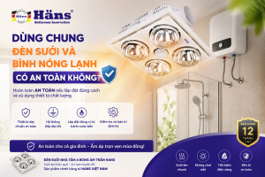 Dùng Chung Đèn Sưởi Và Bình Nóng Lạnh Có An Toàn Không?